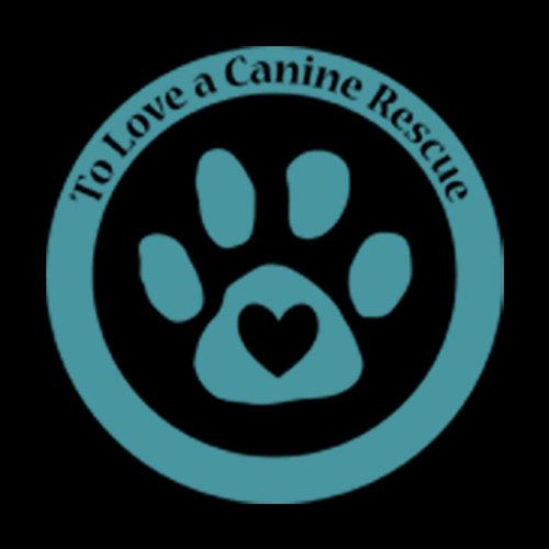 Tlc To Love A Canine Dog Rescue Teal design artwork
