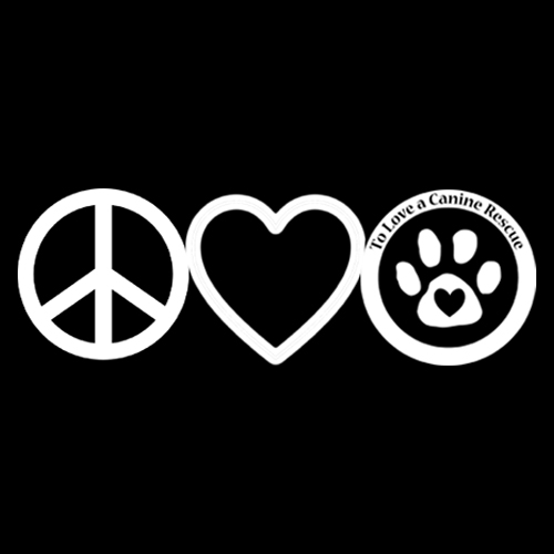 Peace Love And Tlc Dog Rescue design artwork