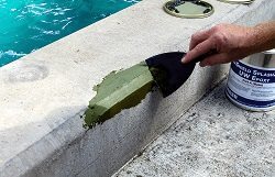 SplashZone Being Spread on Concrete 250