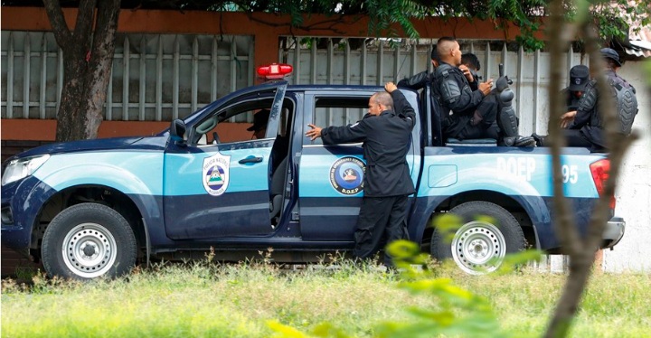 presos políticos, movimiento campesino, represión, policía, Nicaragua