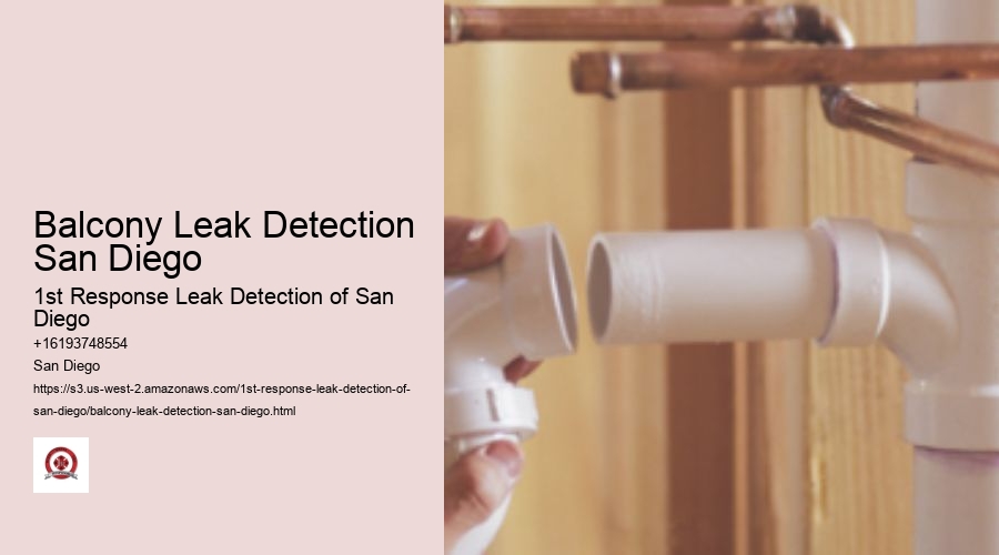 Balcony Leak Detection San Diego