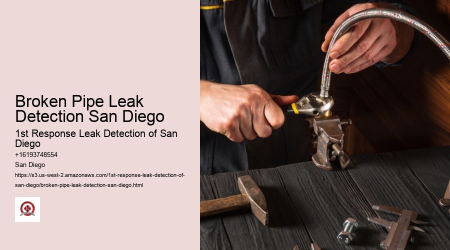 Broken Pipe Leak Detection San Diego