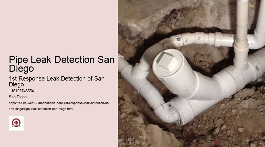 Pipe Leak Detection San Diego