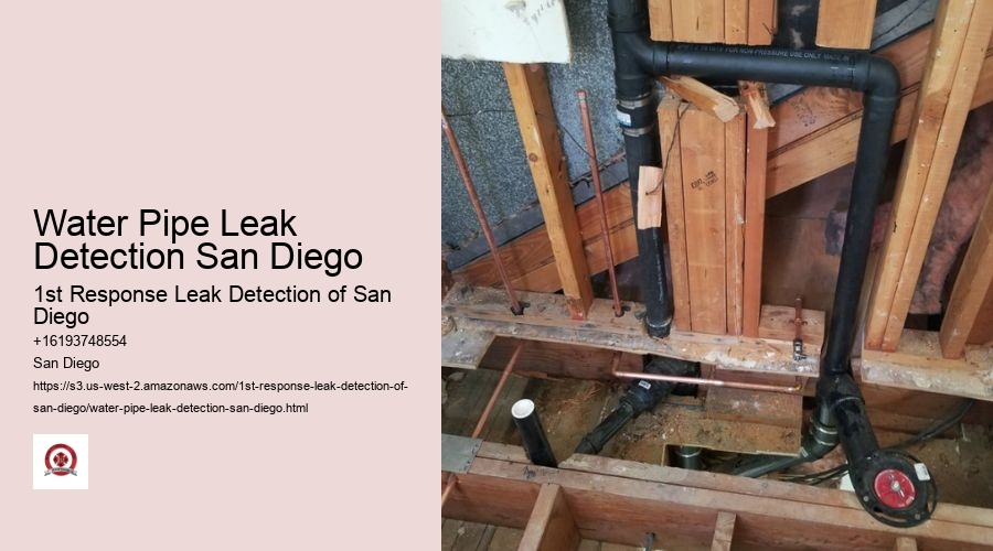 Water Pipe Leak Detection San Diego