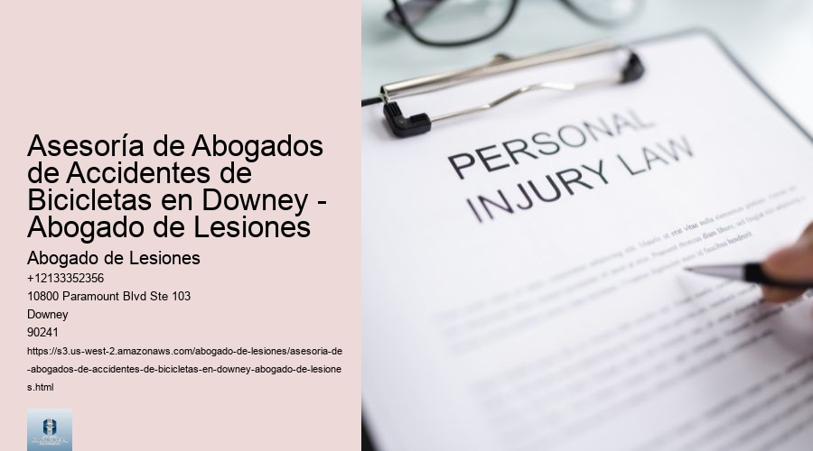 Asesoría de Abogados de Accidentes de Bicicletas en Downey - Abogado de Lesiones