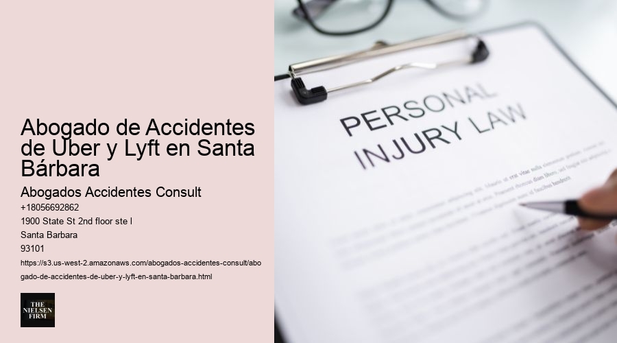 Abogado de Accidentes de Uber y Lyft en Santa Bárbara