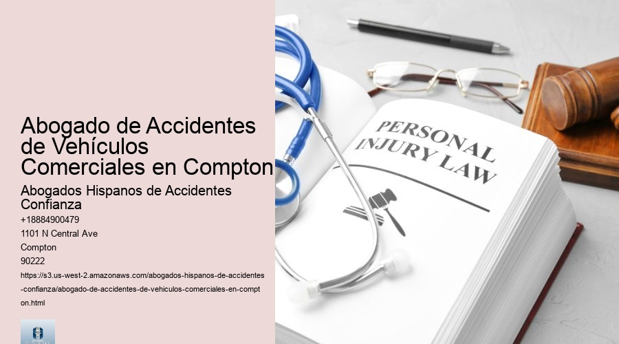 Abogado de Accidentes de Vehículos Comerciales en Compton