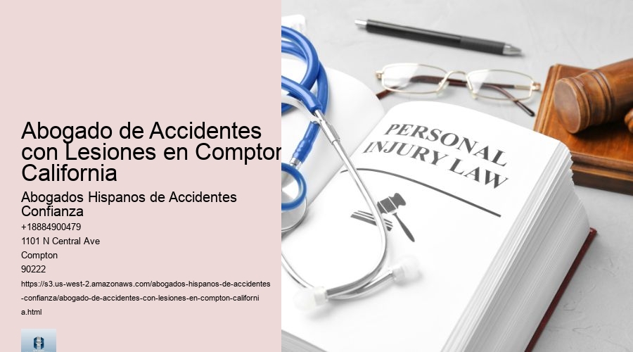 Abogado de Accidentes con Lesiones en Compton California