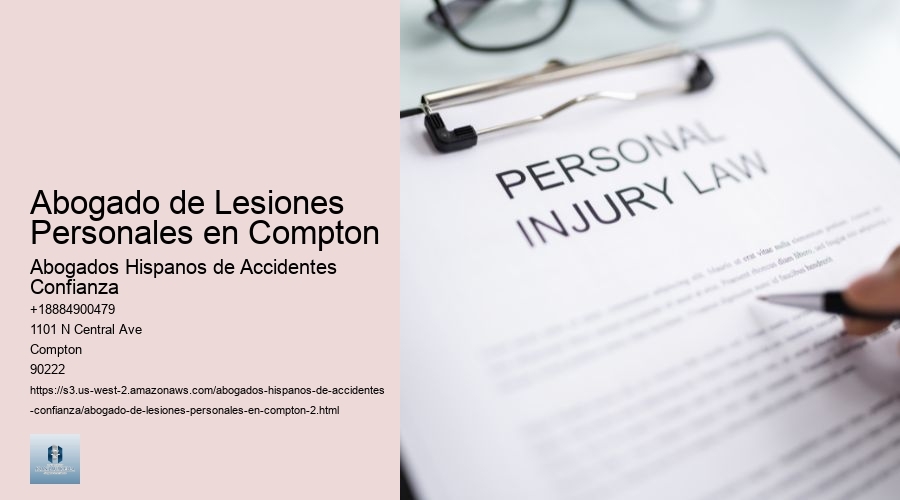 Abogado de Lesiones Personales en Compton