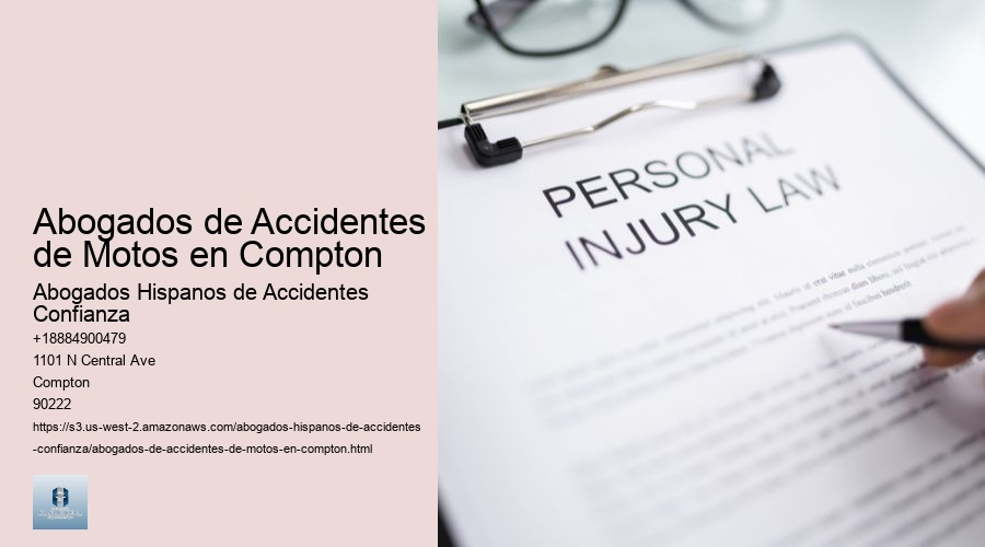 Abogados de Accidentes de Motos en Compton