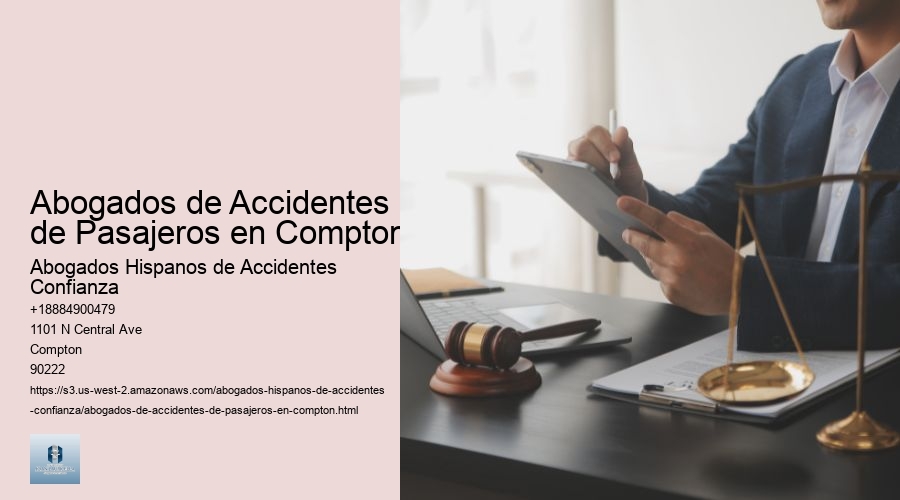Abogados de Accidentes de Pasajeros en Compton