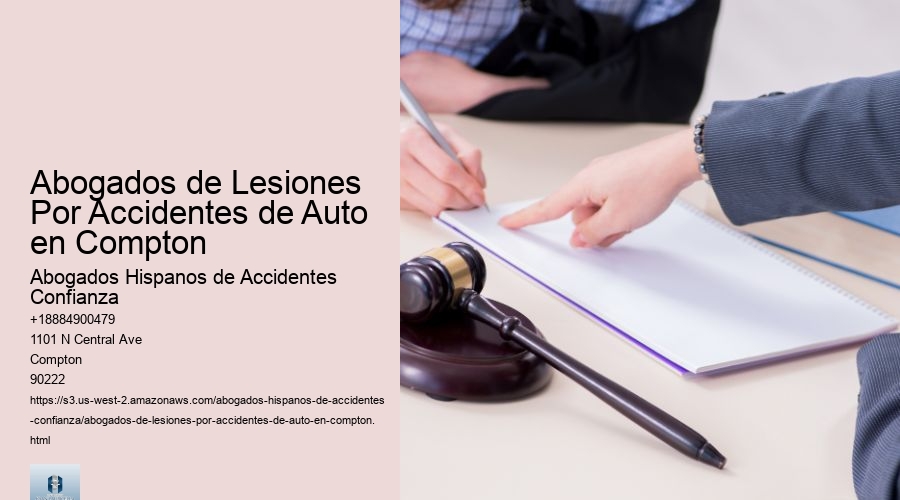 Abogados de Lesiones Por Accidentes de Auto en Compton