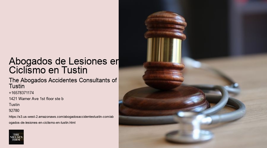 Abogados de Lesiones en Ciclismo en Tustin