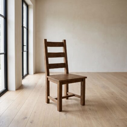 Slat Back Oak Dining Chair