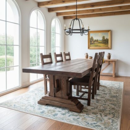 9' Monterey Oak Dining Set