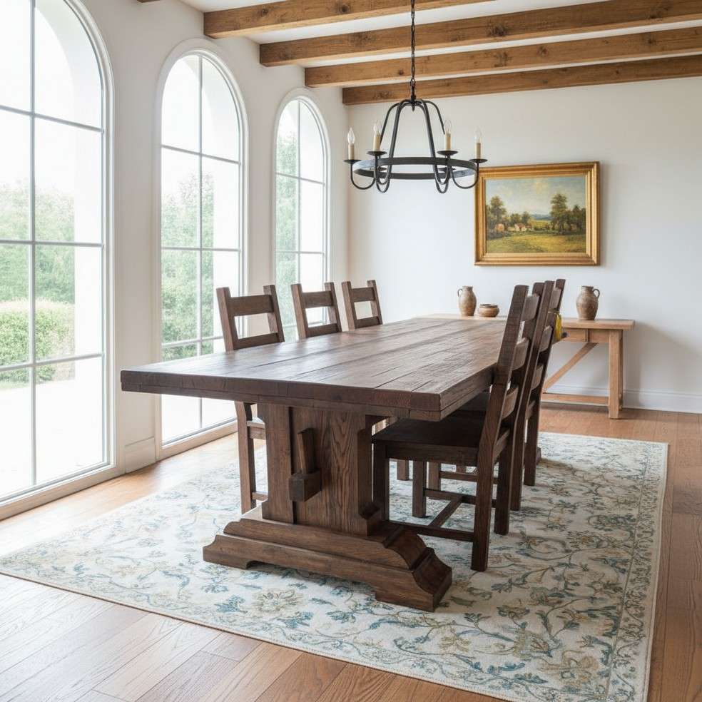 9' Monterey Oak Dining Set