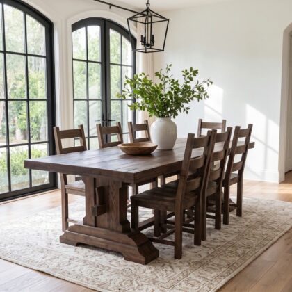 9' Monterey Oak Dining Set