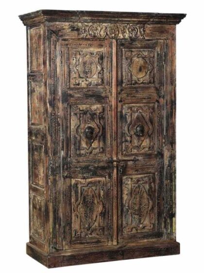 AP1787 - Two Door Teak Cabinet