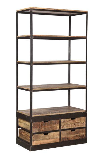 AP1771 A - Iron and Wood Open Shelf