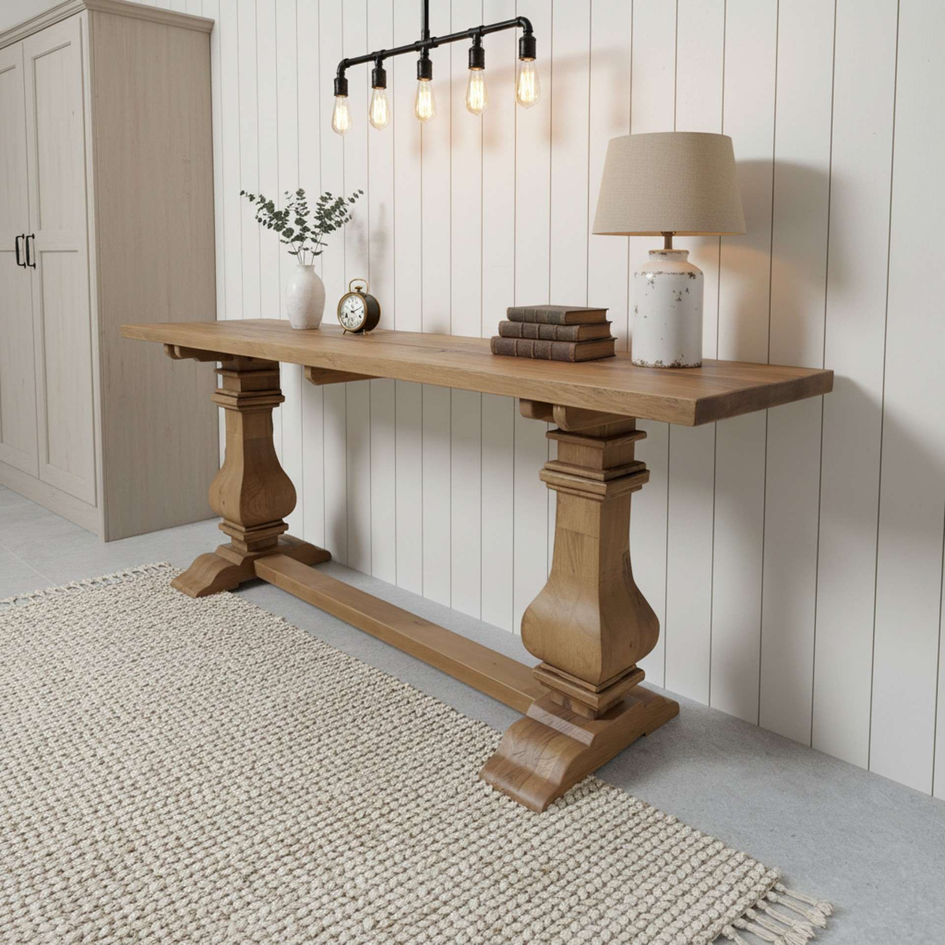 Oak Valencia Console Table