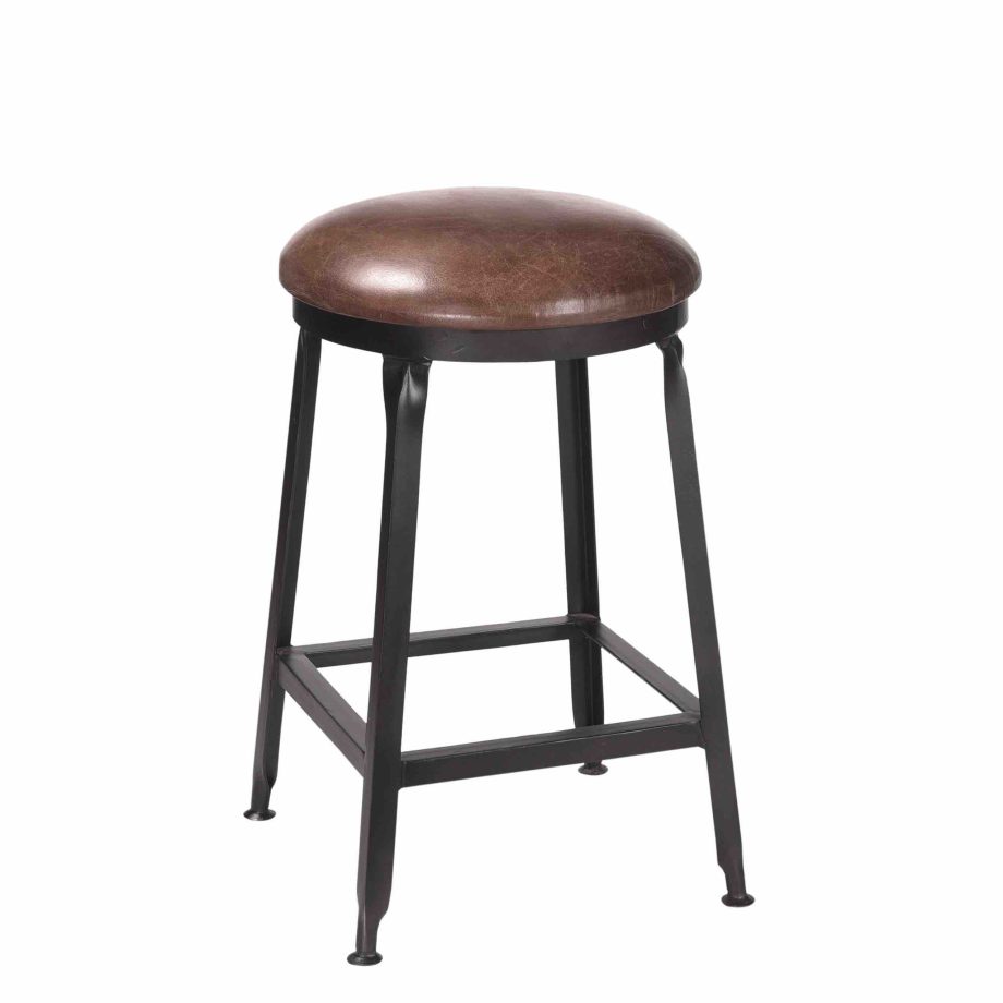 AP3048 - Leather Counter Stool