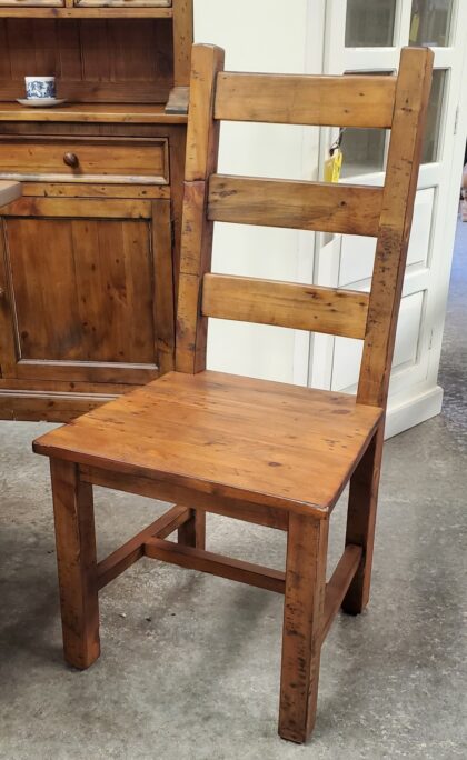 Austin Pine Slat Back Chair