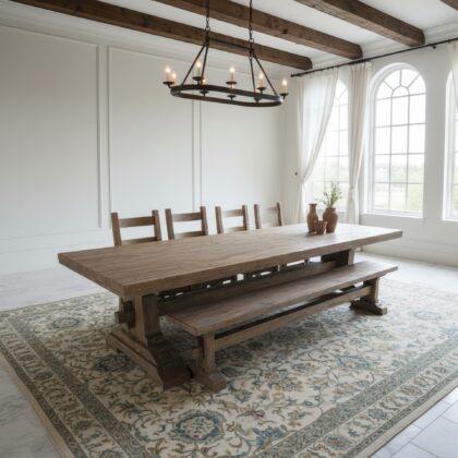 10' Monterey Oak Dining Set