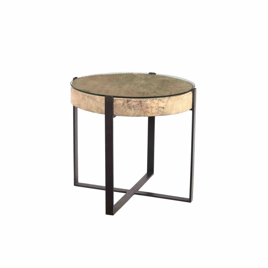 AP3103 - Glass Top Side Table