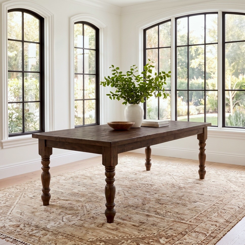 7' Manchester Oak Dining Set - Image 2