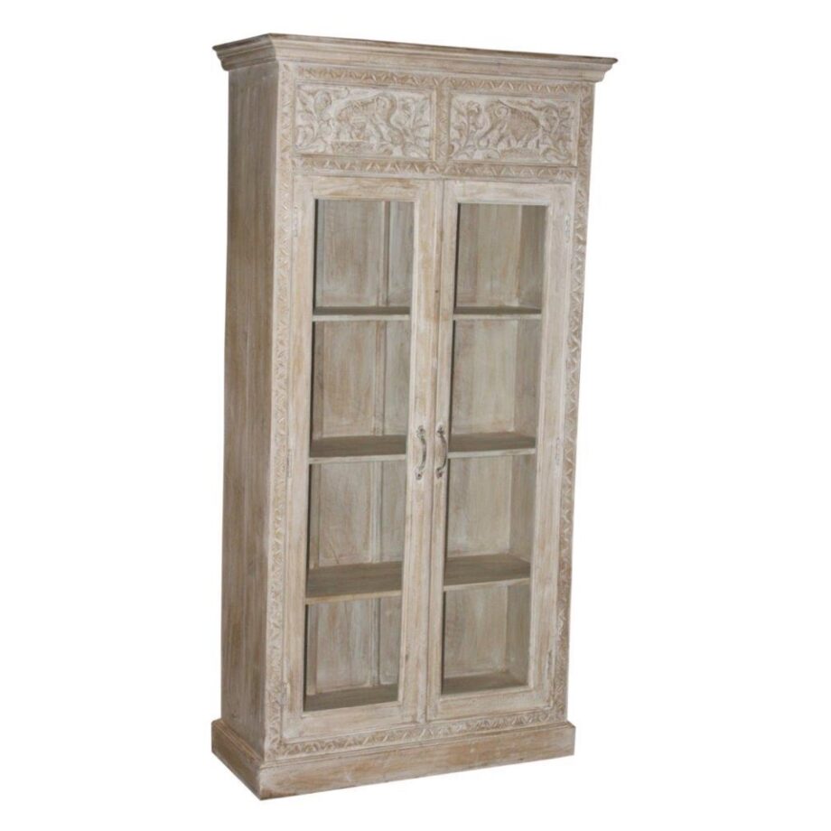 ASC327- Glass Front Cabinet