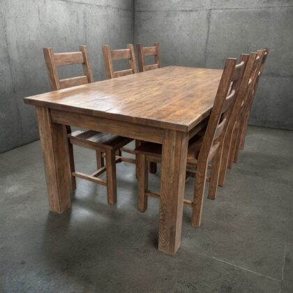 Dakota 7' Oak Dining Set