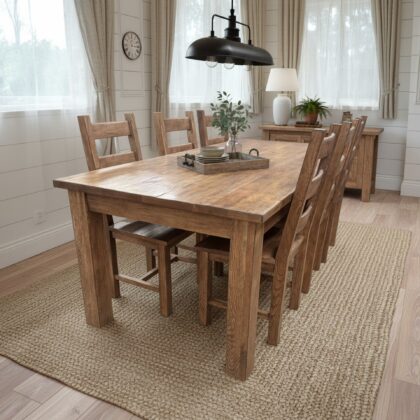 Dakota 7' Oak Dining Set