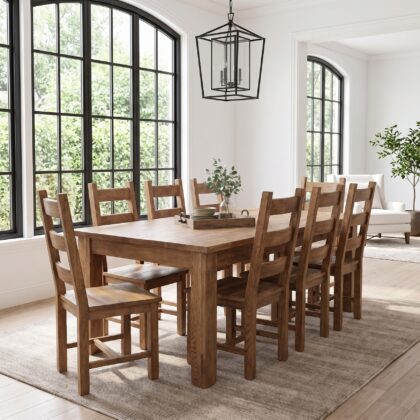 Dakota 7' Oak Dining Set