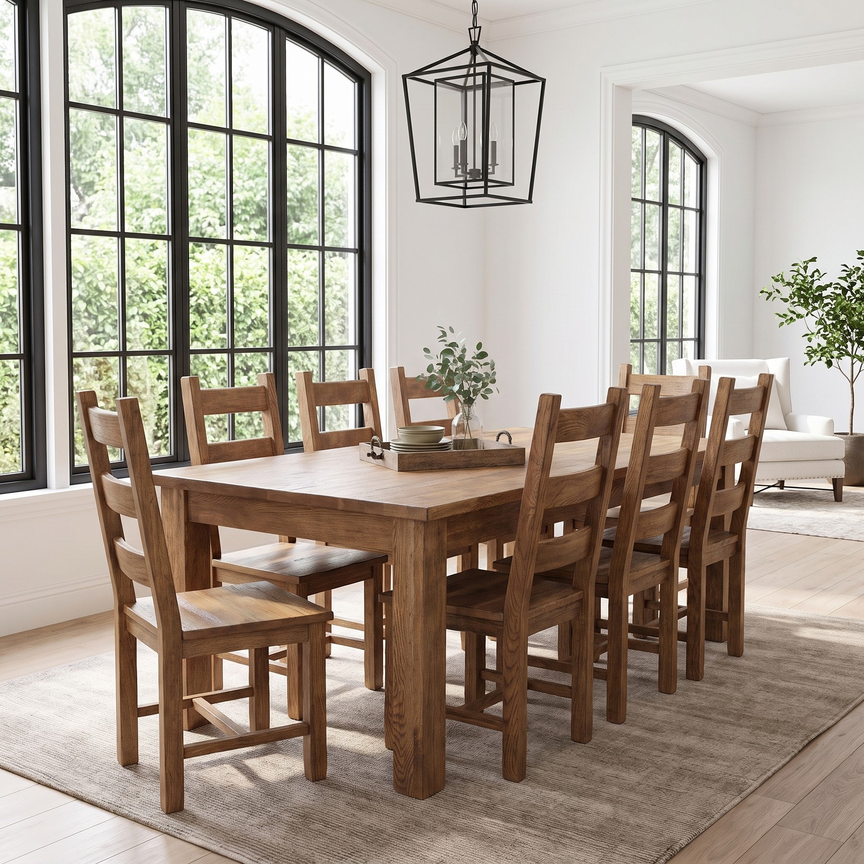 Dakota 7' Oak Dining Set
