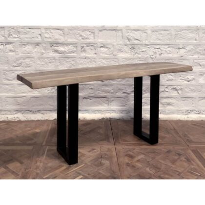 Iron & Wood Console Table