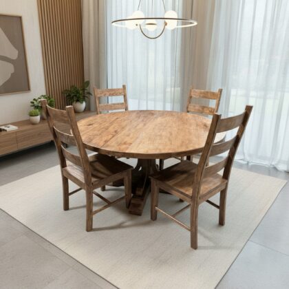Devin Oak Dining Set