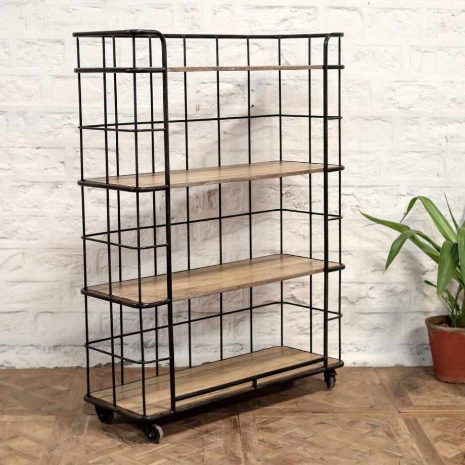 AP3652 - Iron & Wood Open Shelf