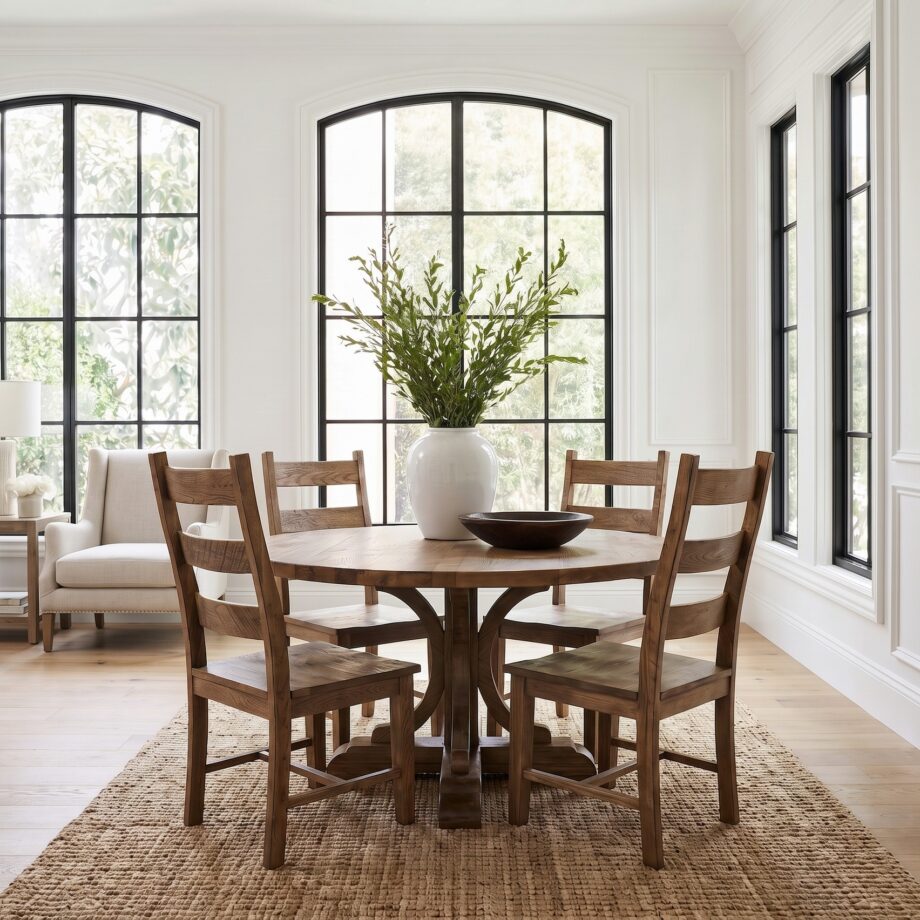 Devin Oak Dining Set