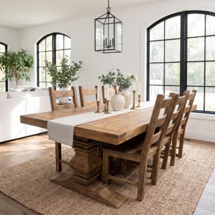 V1219-O - DB -Valencia Oak Dining Set