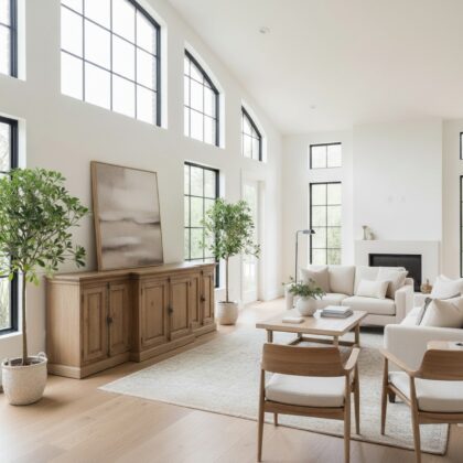 Chateau Oak Breakfront Console