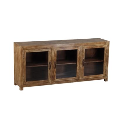 AM107-W - Glass Front Console