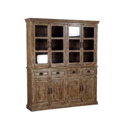 AM119-W - Glass Top Cabinet