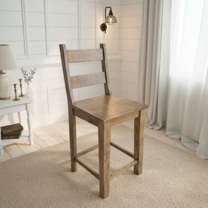 Oak Counter Chair