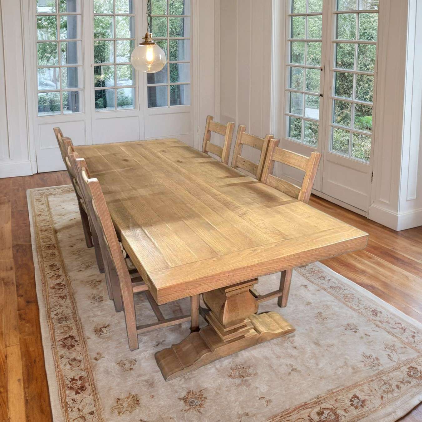 Valencia- Dining Set Rhone Oak