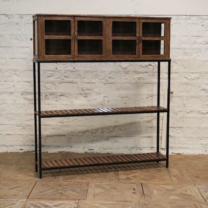 Four Door Open Bottom Cabinet