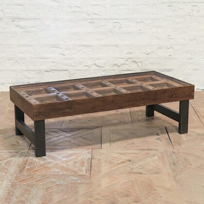 Glass Top Coffee Table