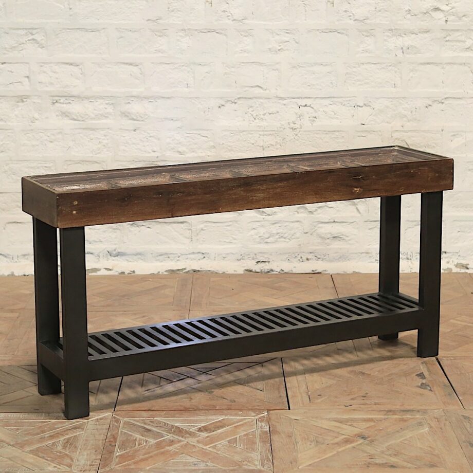 Glass Top Console