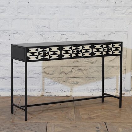 Iron & Bone Sofa Table