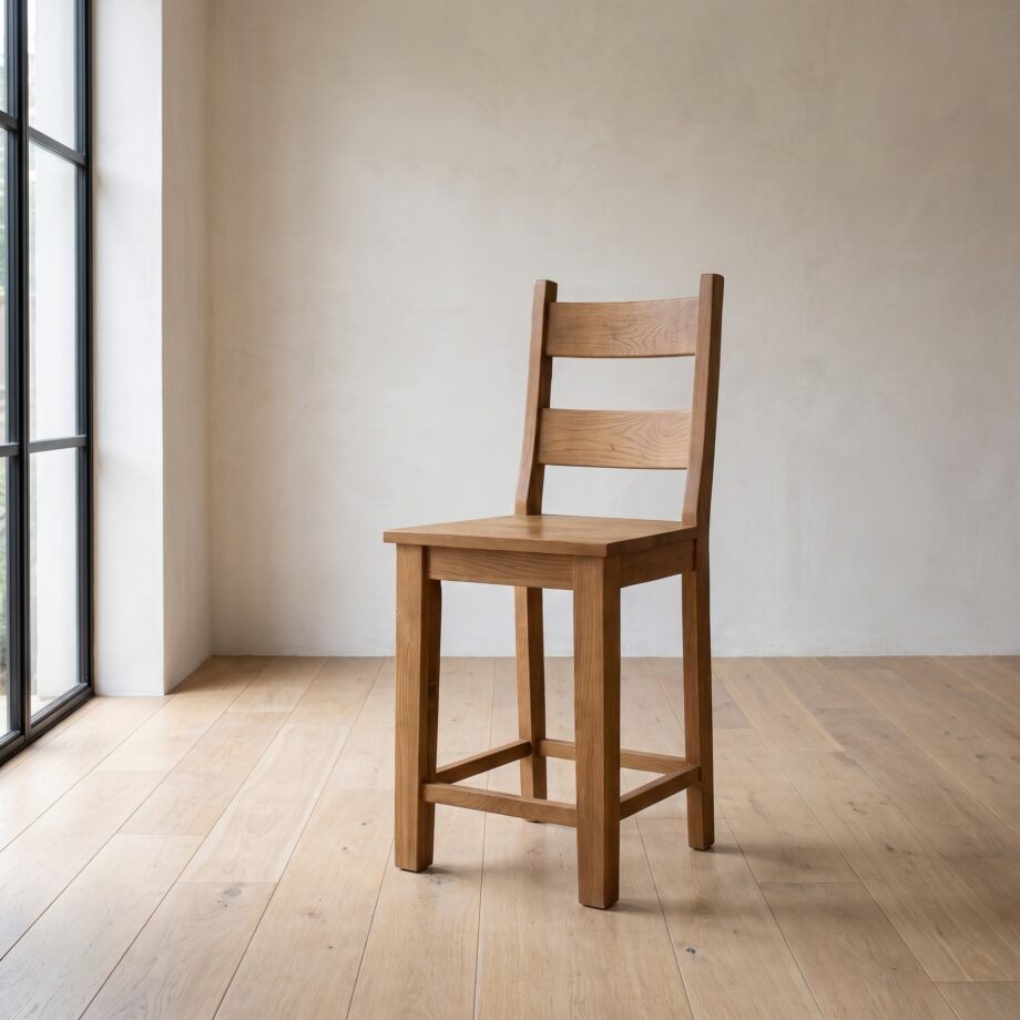 Liverpool Oak Counter Chair