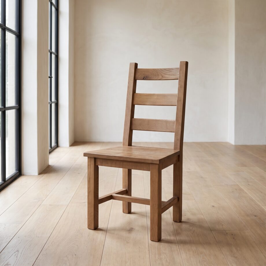 Slat back Oak Dining Chair